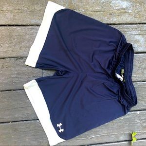 Navy Blue/White Lightweight Under Armour Shorts